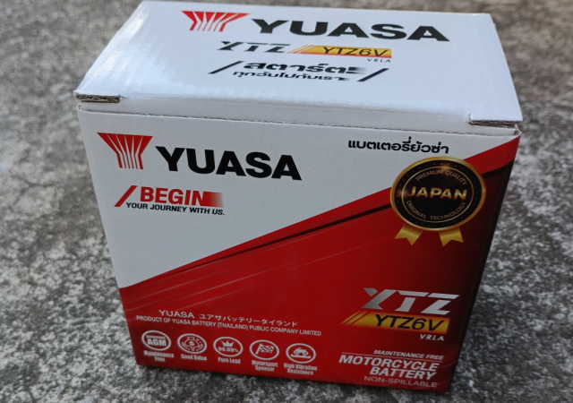 購入したバッテリー