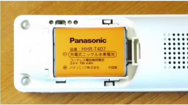 パナソニックのワイヤレスモニター子機(VL-W605)の充電池を交換！ | 元気に100歳まで生きようぞ